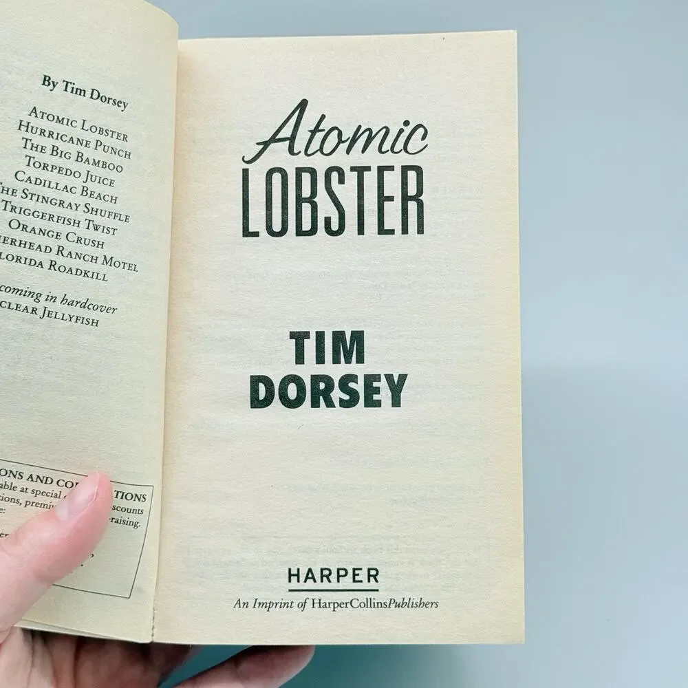 Atomic Lobster Serge Storms Mass Market Paperback 1st Print Tim Dorsey